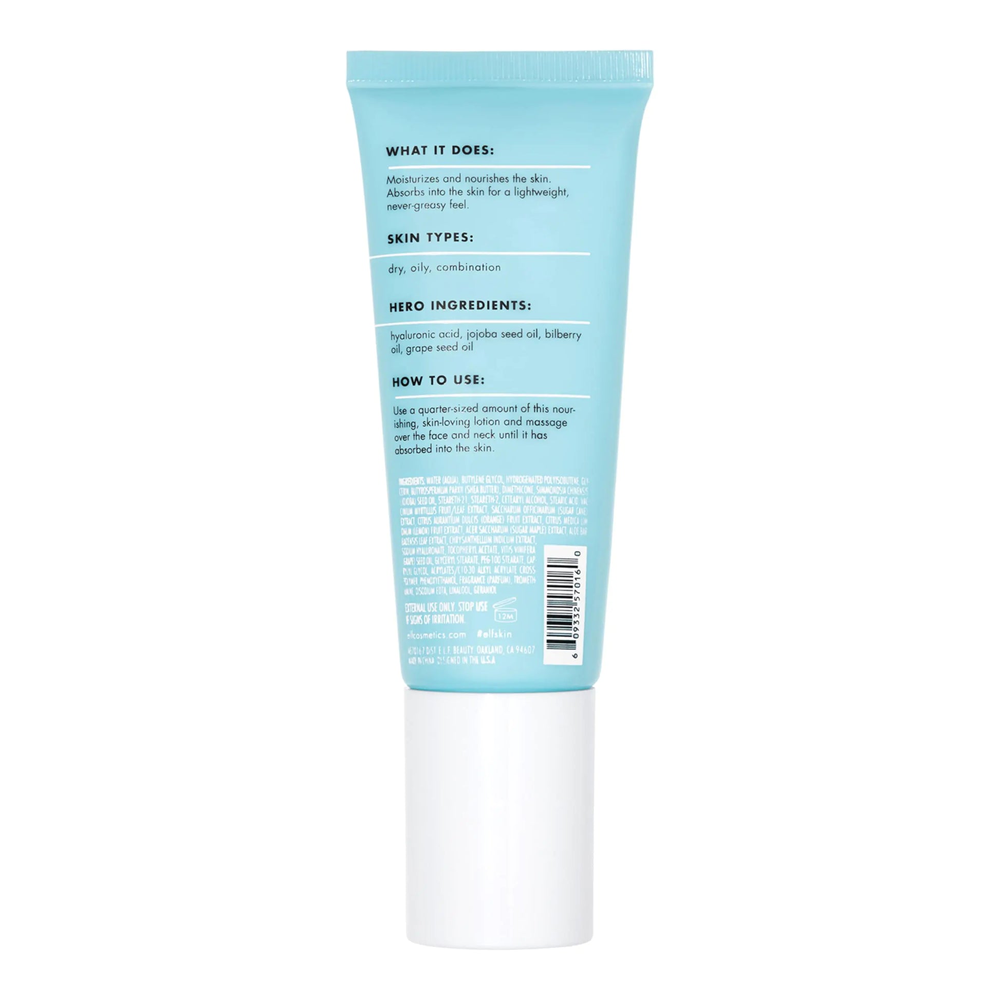 e.l.f. SKIN Daily Hydration Moisturizer, Ultra-Hydrating Formula - moist beauty