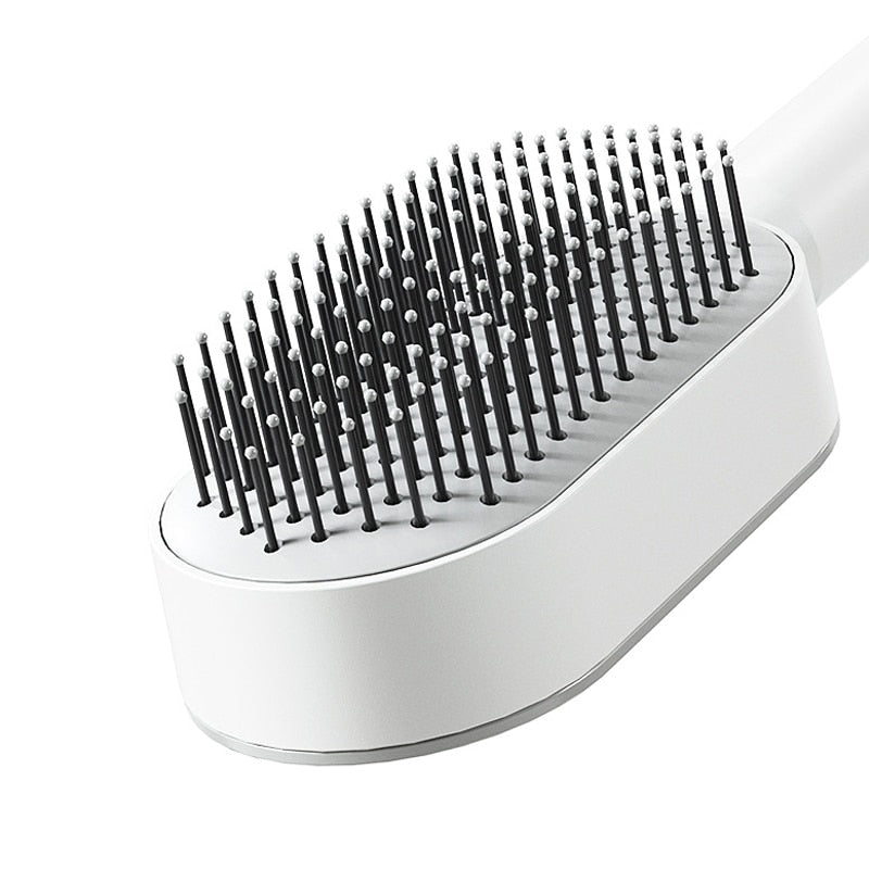 Self Cleaning Anti-Static Hair Brush - moist beauty