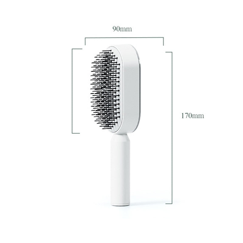 Self Cleaning Anti-Static Hair Brush - moist beauty