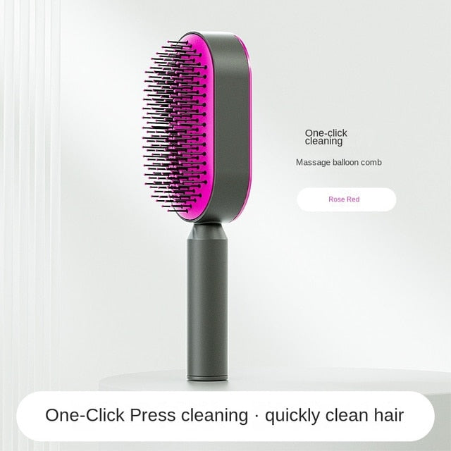 Self Cleaning Anti-Static Hair Brush - moist beauty