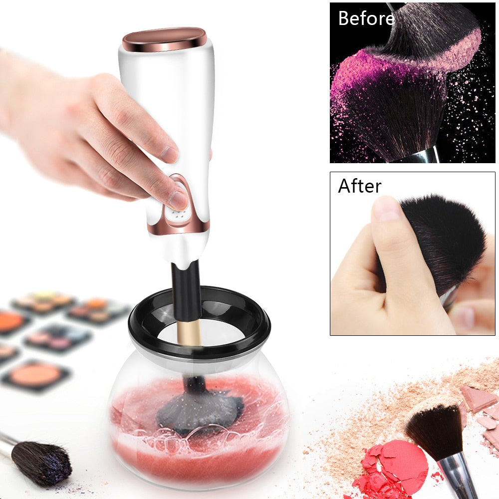 Makeup Brush automatic cleaner and dryer - moist beauty