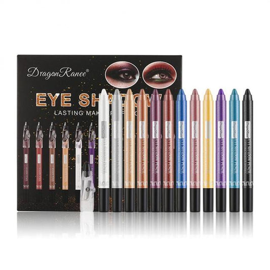 Colors Eyeshadow Pencil Set, 12 pcs - moist beauty