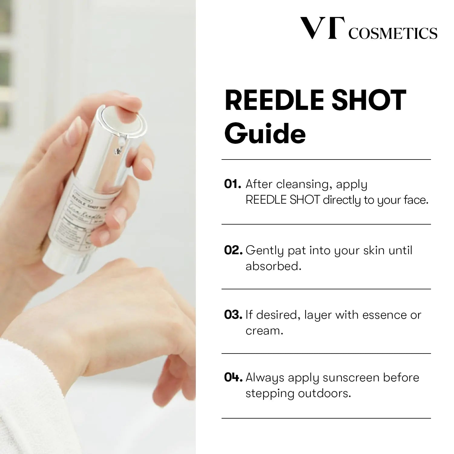 VT COSMETICS CICA Reedle Shot 100 Essence - moist beauty