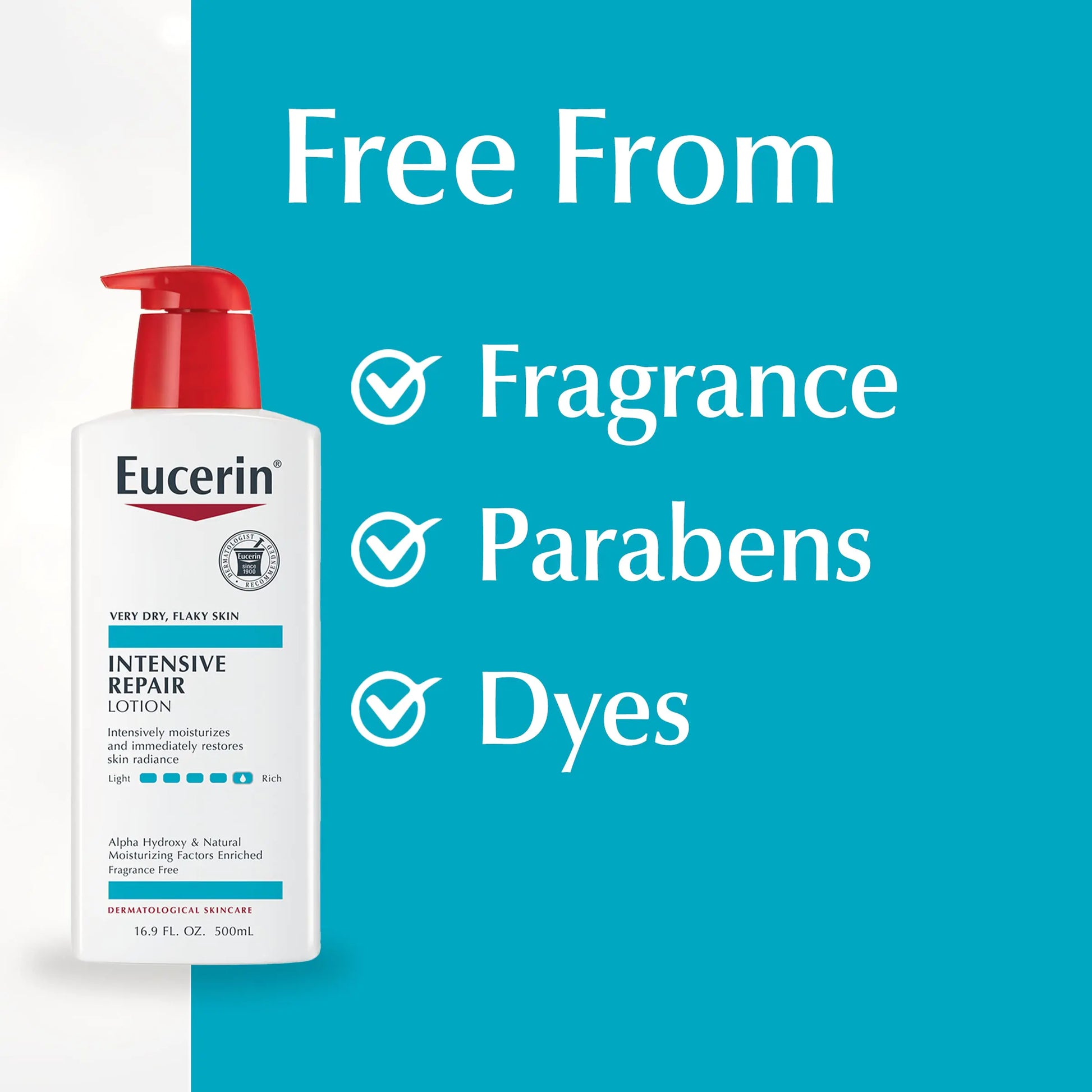 Eucerin Intensive Repair Body Lotion for Very Dry - moist beauty