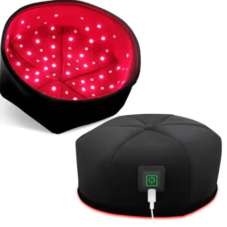 Red Light Infrared Therapy Helmet for Hair Growth, Hair Loss Prevention, and Scalp Relaxation - moist beauty