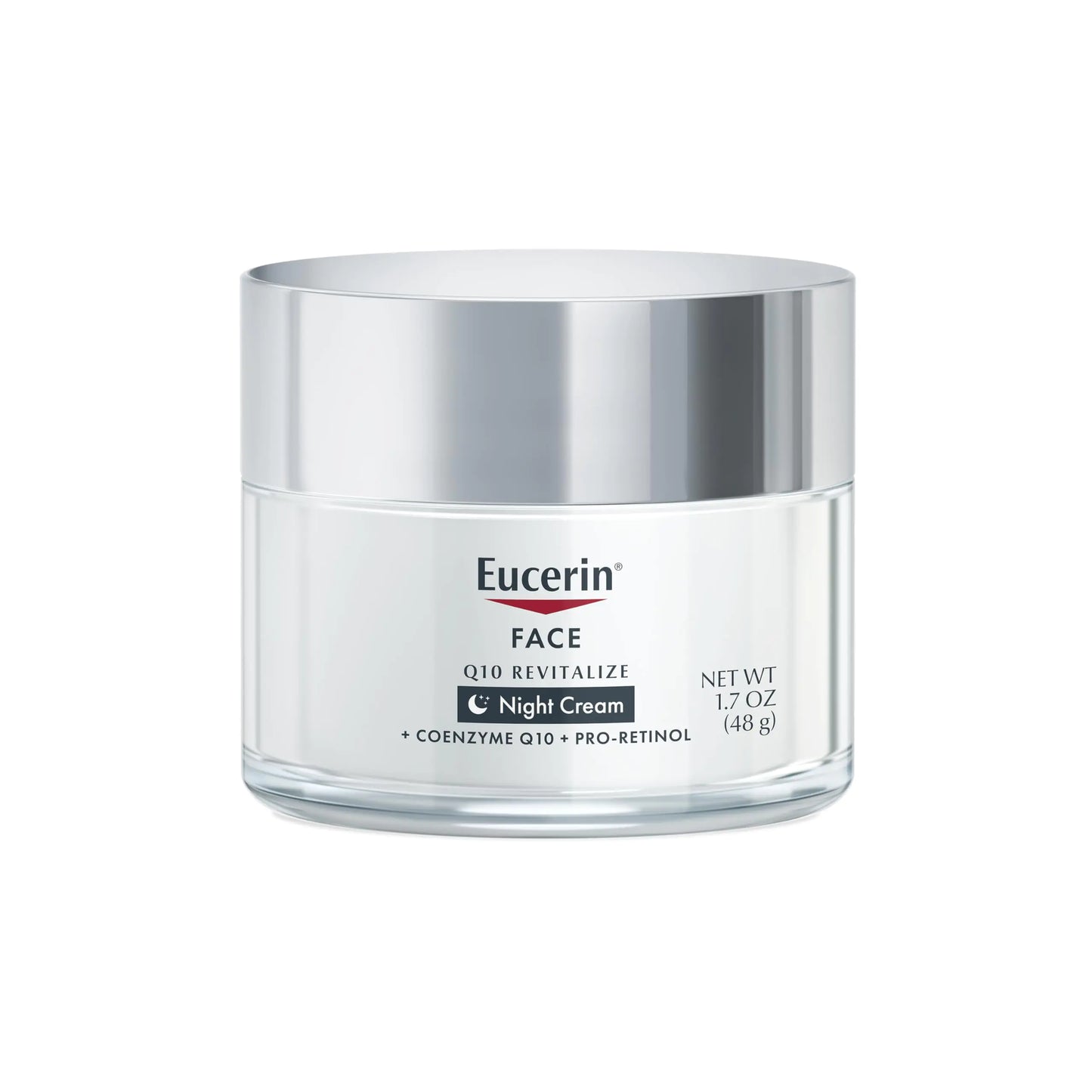 Eucerin Q10 Anti-Wrinkle Night Cream + Pro-Retinol, Facial Cream for Sensitive Skin - moist beauty