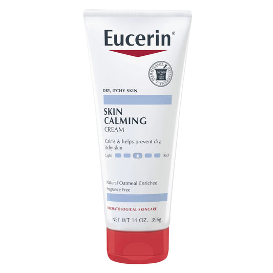 Eucerin Skin Calming Cream - Full Body Lotion for Dry, Itchy Skin - moist beauty