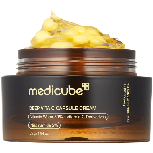 Medicube Deep Vitamin C Golden Capsule Face Moisturizer - moist beauty