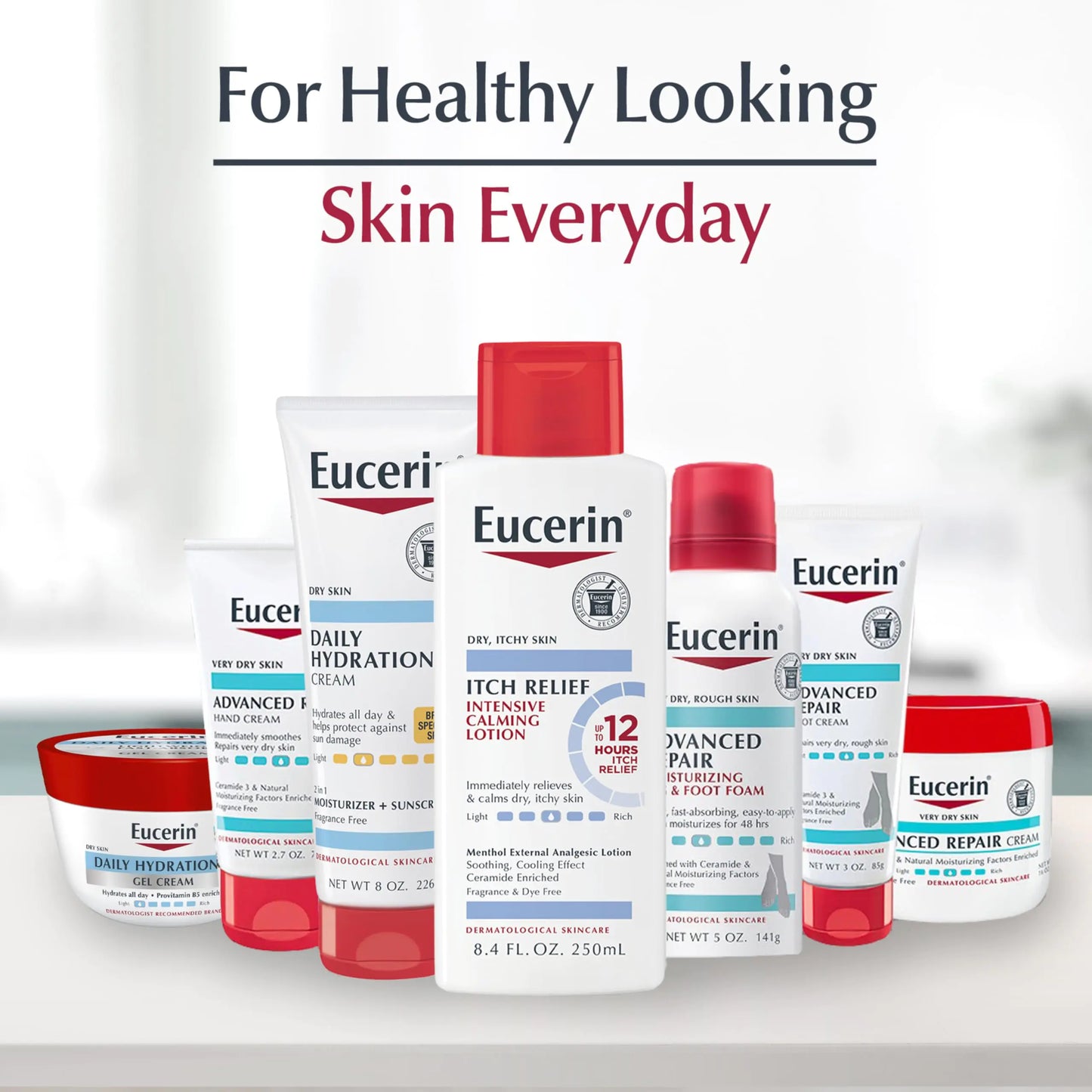 Eucerin Skin Calming Cream - Full Body Lotion for Dry, Itchy Skin - moist beauty