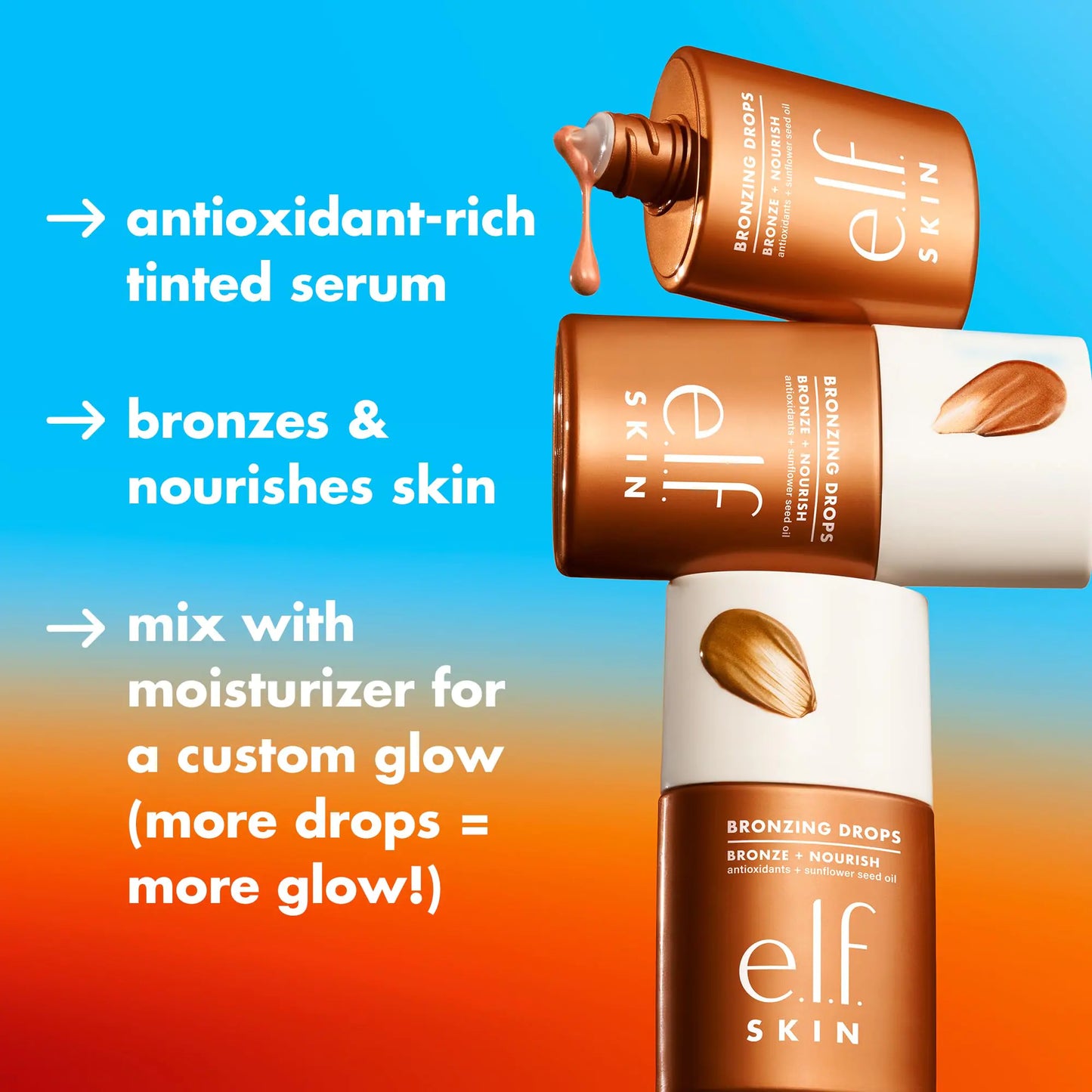 e.l.f. SKIN Bronzing Drops - moist beauty