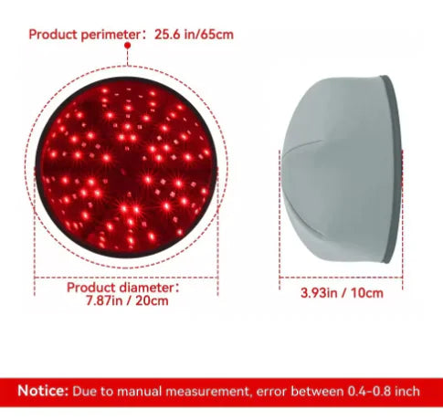 Red Light Infrared Therapy Helmet for Hair Growth, Hair Loss Prevention, and Scalp Relaxation - moist beauty