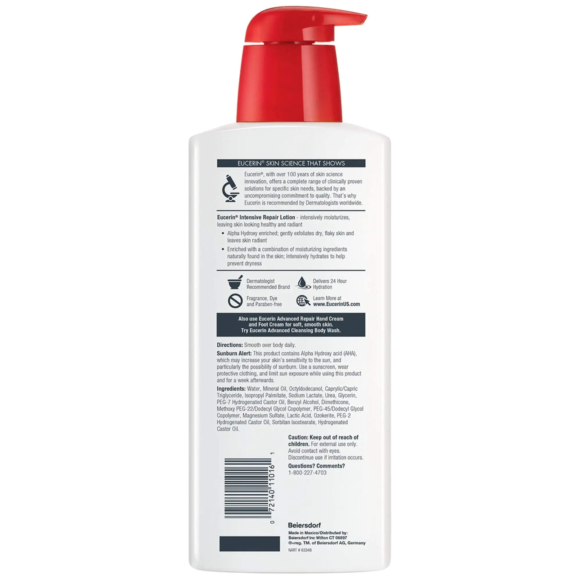 Eucerin Intensive Repair Body Lotion for Very Dry - moist beauty