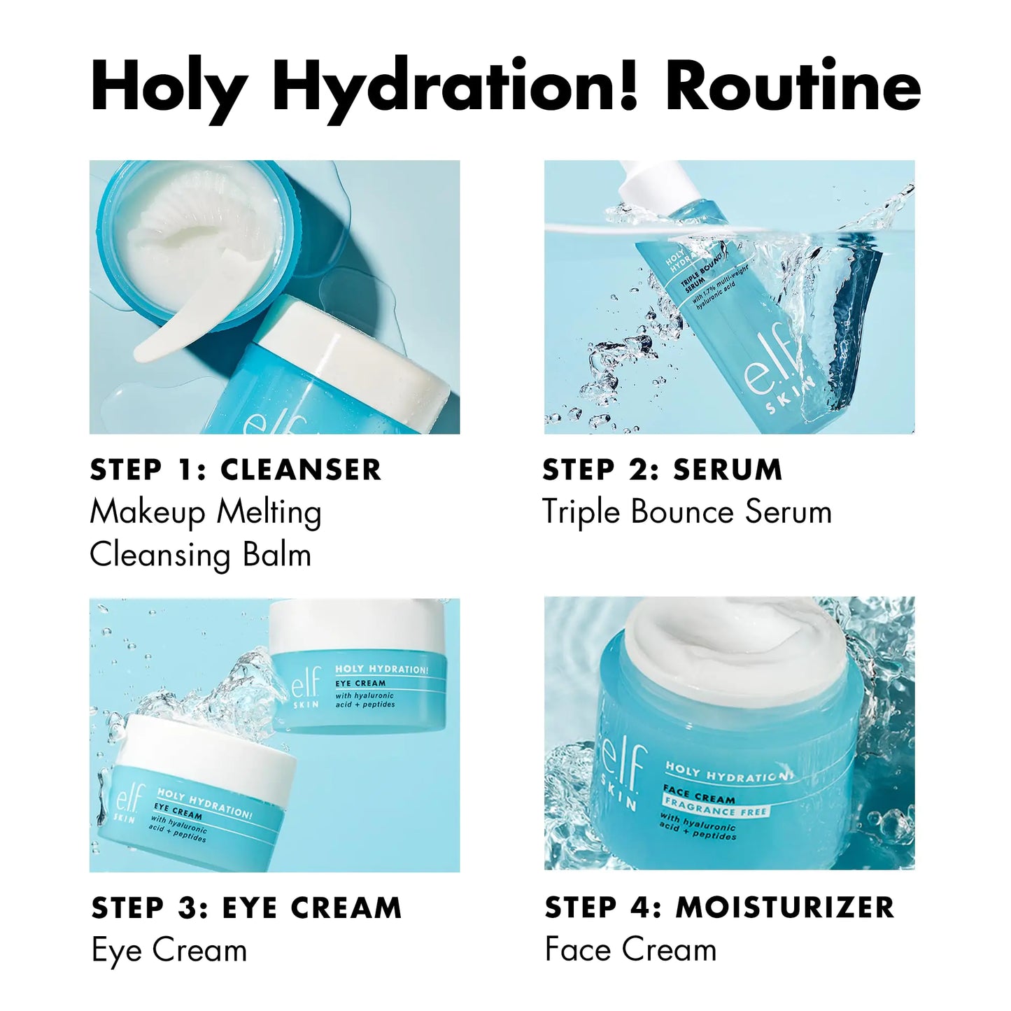 e.l.f. SKIN Holy Hydration! Triple Bounce Serum - moist beauty