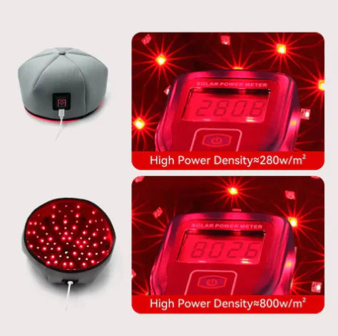 Red Light Infrared Therapy Helmet for Hair Growth, Hair Loss Prevention, and Scalp Relaxation - moist beauty