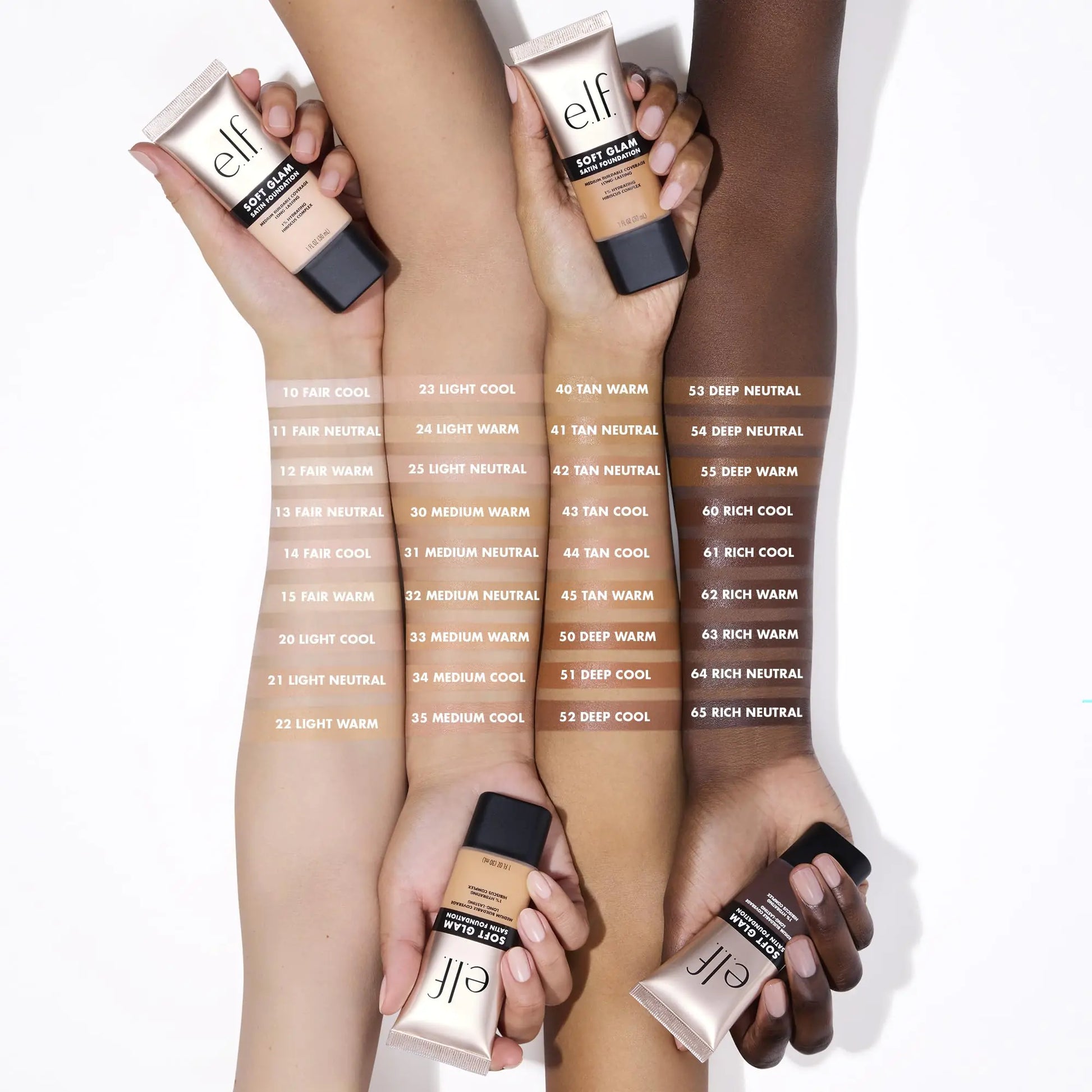 e.l.f. Soft Glam Foundation, Medium Coverage - moist beauty