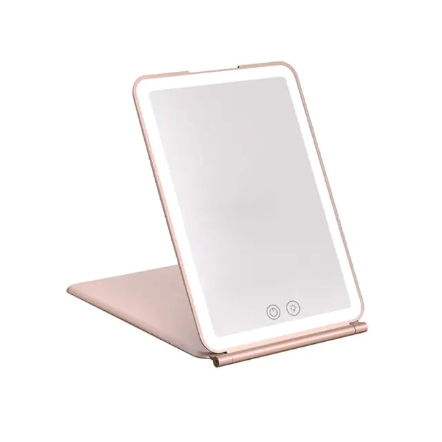 Foldable Makeup Mirror Touch Screen Makeup Mirror - moist beauty