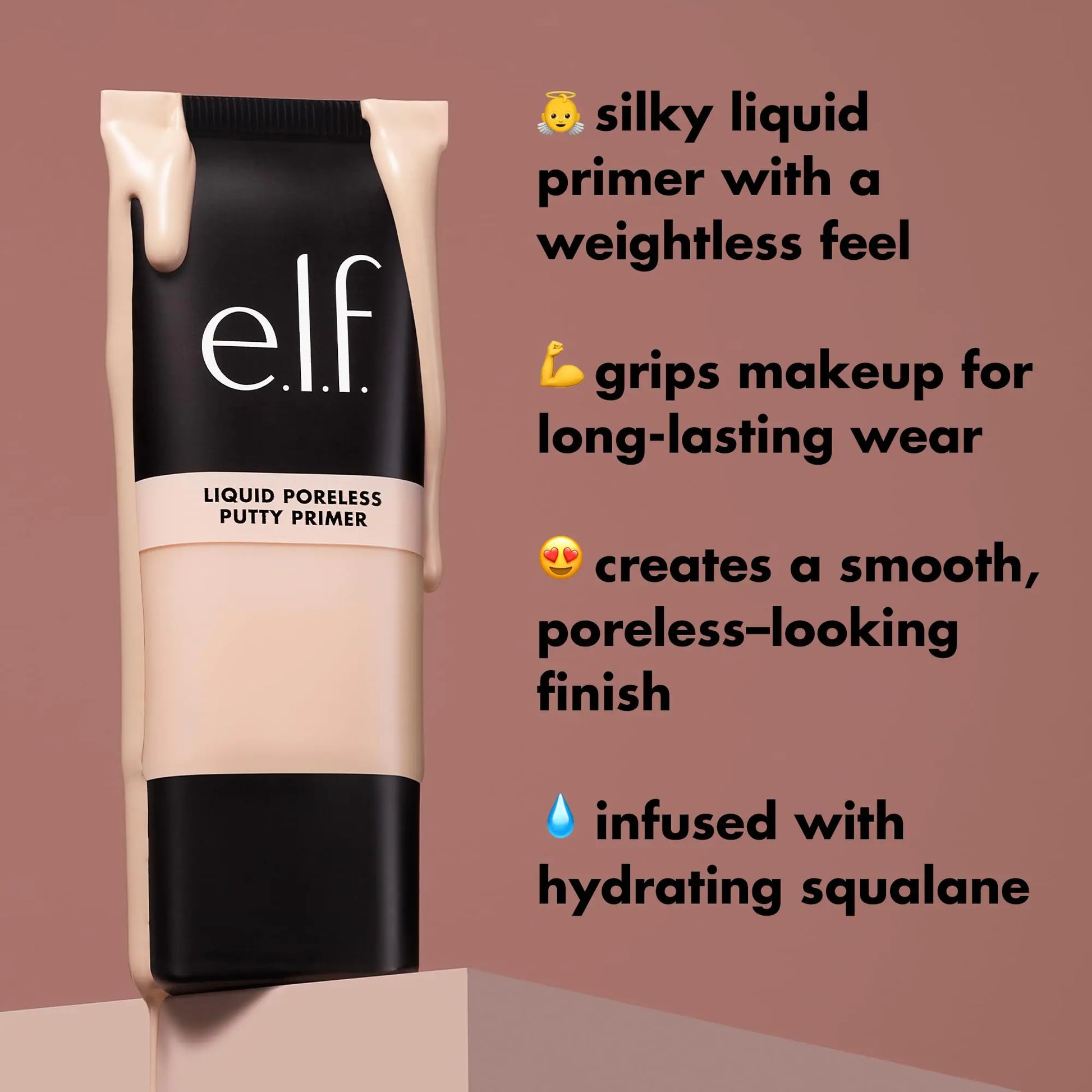 e.l.f. Liquid Poreless Putty Primer - moist beauty