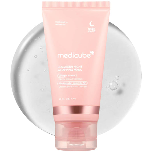 Medicube Collagen Overnight Wrapping Peel Off Facial Mask Pack - moist beauty