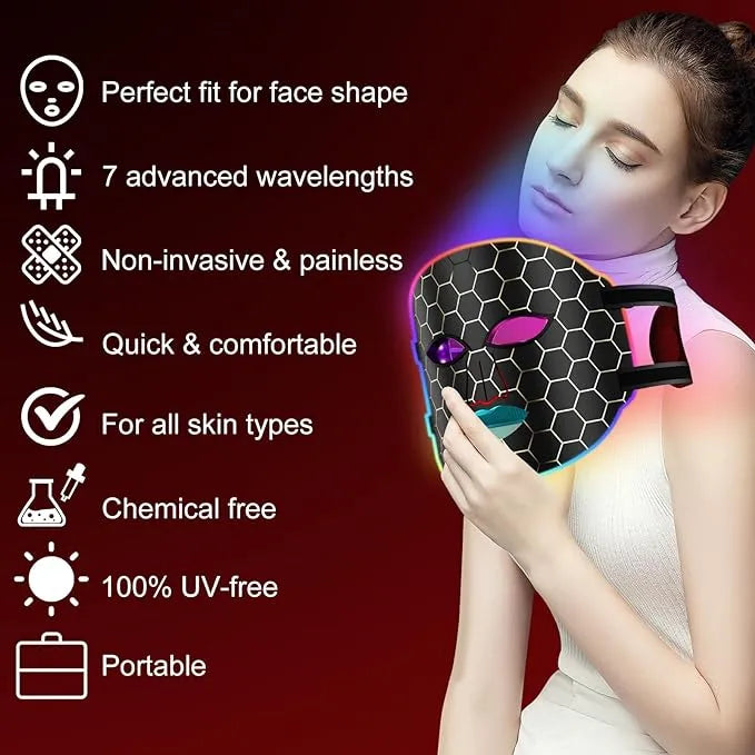 Redlight LED Photon Therapy Face mask - moist beauty