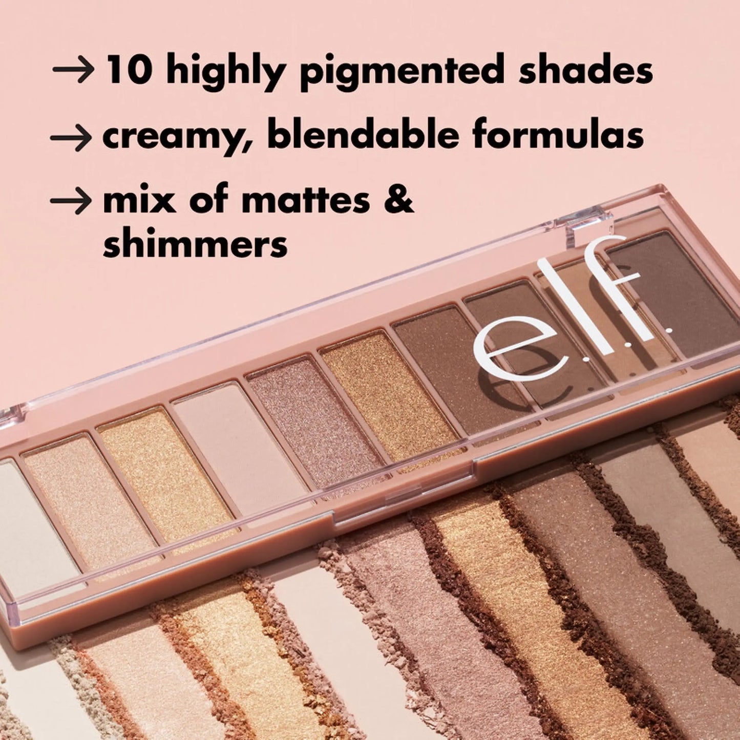 e.l.f. Perfect 10 Eyeshadow Palette - moist beauty